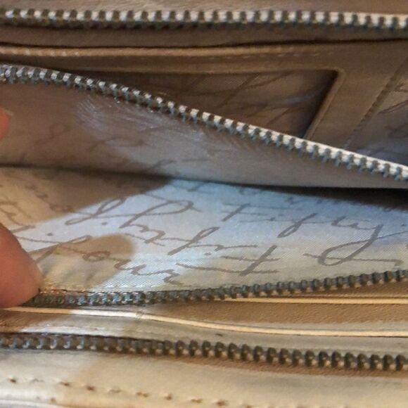 Fifty Four Fosssil vintage Patchwork suede wallet - Picture 5 of 10